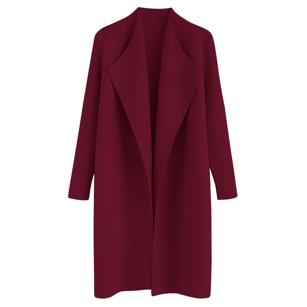 CHICWISH Women's Classy Open Front Knit Coat Cardigan Coatigan Light Jacket