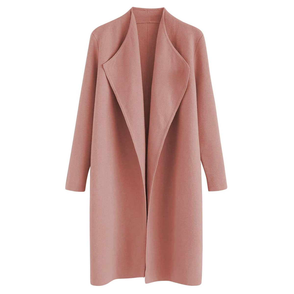 CHICWISH Women's Classy Open Front Knit Coat Cardigan Coatigan Light Jacket